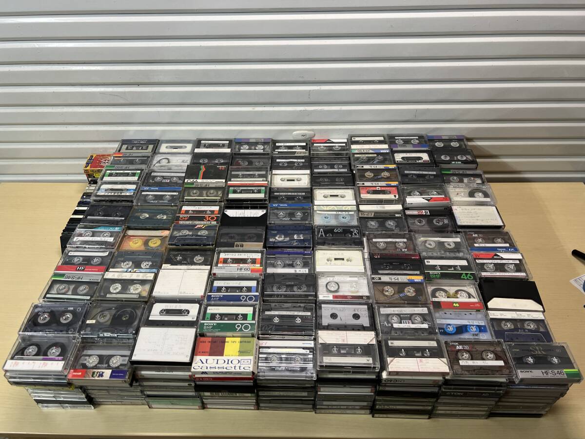 カセットテープ ９２７本　メタル・ハイポジ多数　SONY　TDK　Maxell　アクシア　ナガオカ　ミュージックテープ・カラオケテープもあり_画像5