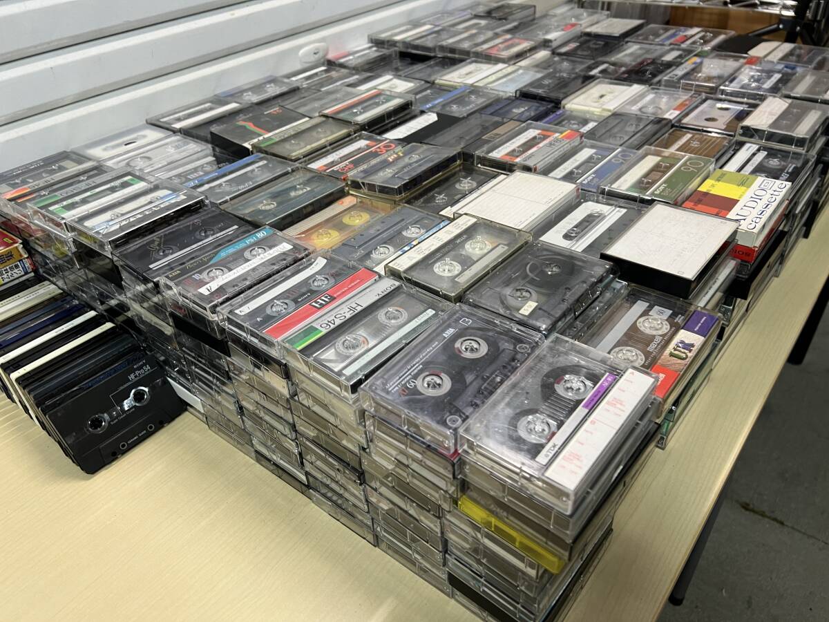 カセットテープ ９２７本　メタル・ハイポジ多数　SONY　TDK　Maxell　アクシア　ナガオカ　ミュージックテープ・カラオケテープもあり_画像2