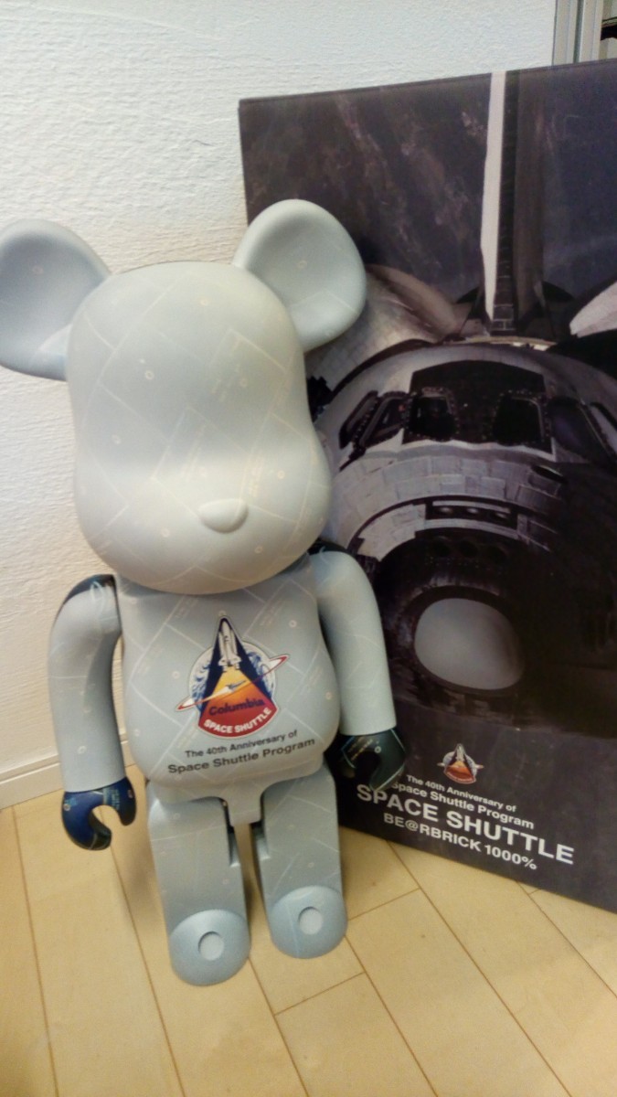 NASA SPACE SHUTTLE BE@RBRICK 1000％ スペースシャトル 40周年記念 限定 MEDICOM TOY ベアブリック メディコムトイ