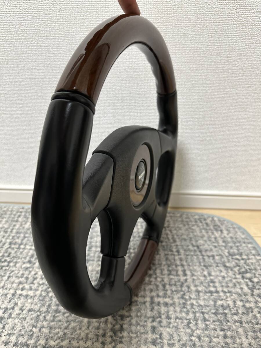 MOMO ステアリング オリンピック3 レザーウッドコンビハンドル MOMO ステアリング オリンピック3 レザーウッドコンビハンドル