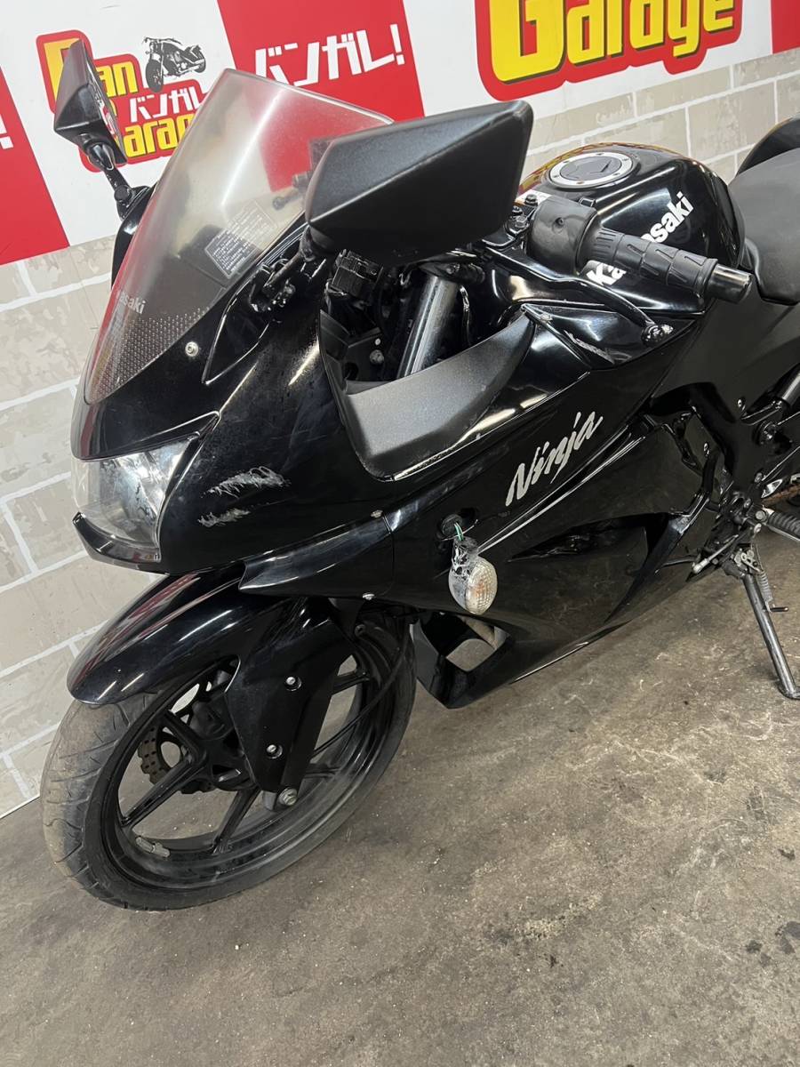 カワサキ　KAWASAKI　ニンジャ250R　NINJA250R　EX250K　書類有り　場内走行確認済み　始動動画有り　売り切り　未整備　現状車　バンガレ_画像9