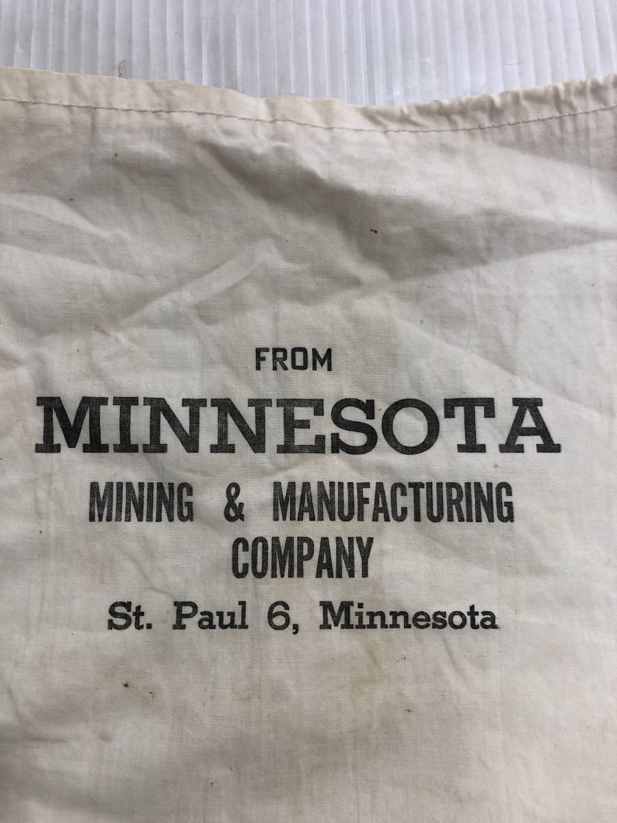 USアンティーク 小袋【MINNESOTA MINING&MANUFACTURING COMPANY】小物入れ・インテリア・リメイクに！ アメリカ買い付け品_画像4