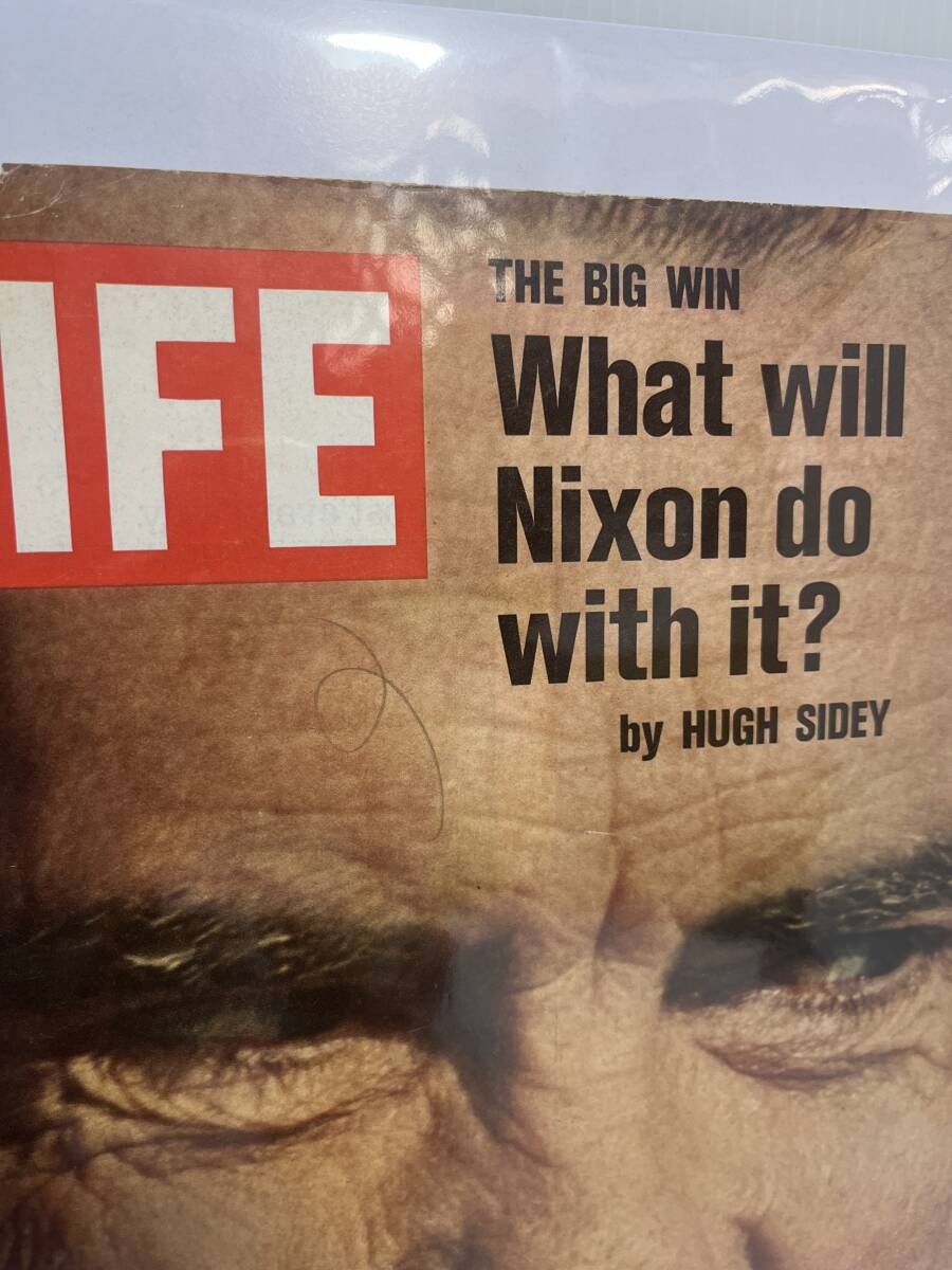 1972年11月17日号LIFE誌広告切り抜き【Richard Nixon リチャードニクソン/第37代アメリカ合衆国大統領】アメリカ買い付け品60sビンテージUS_画像2