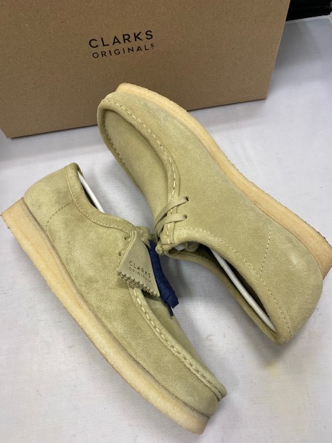 【訳あり新品】Clarks Wallabe Maple Suede 26155515 UK8.5 26.5cm クラークス ワラビー メープル スウェード オックスフォード _画像6