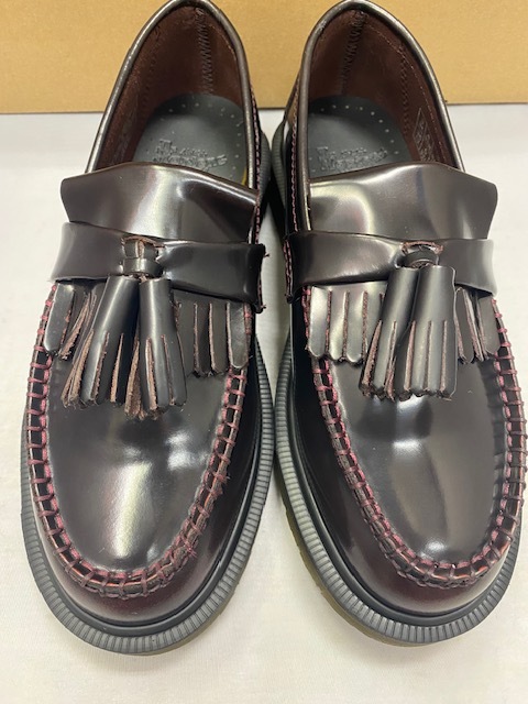 【訳あり新品】Dr.Martens ADRIAN TASSEL LOAFER 24370600 CHERRY RED UK3.0 22.0cm ドクターマーチン エイドリアン チェリーレッド_画像5