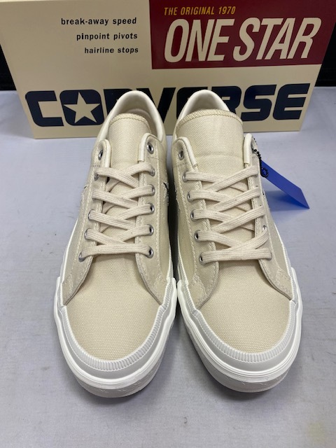 【新品】Converse ONE STAR J VTG CNVS WHITE US8.5 27.0cm ワンスター 日本製 MADE IN JAPAN キャンバス ホワイト ヴィンテージ_画像4