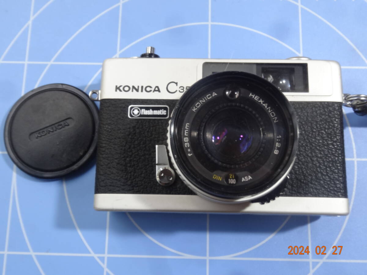 動作品コニカ KONICA C35 flash matic _画像2