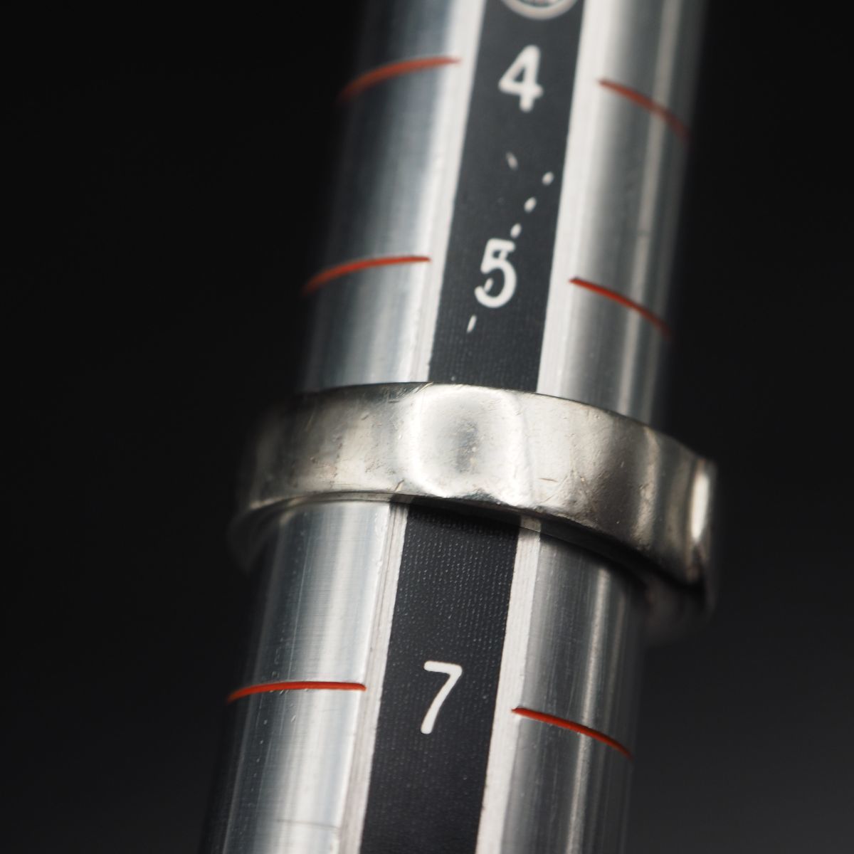 M430 renoma レノマ SILVER刻印 リング ベルト デザイン シルバー 指輪 6号_画像9