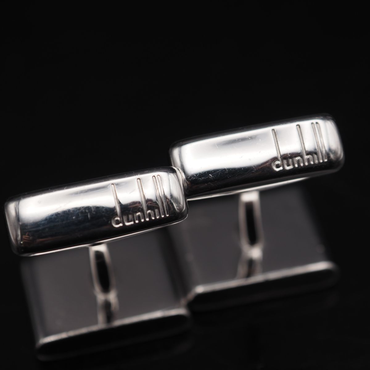 M460 ダンヒル dunhill AD 925刻印 カフスボタン ロゴ デザイン M460 ダンヒル dunhill AD 925刻印 カフスボタン ロゴ デザイン