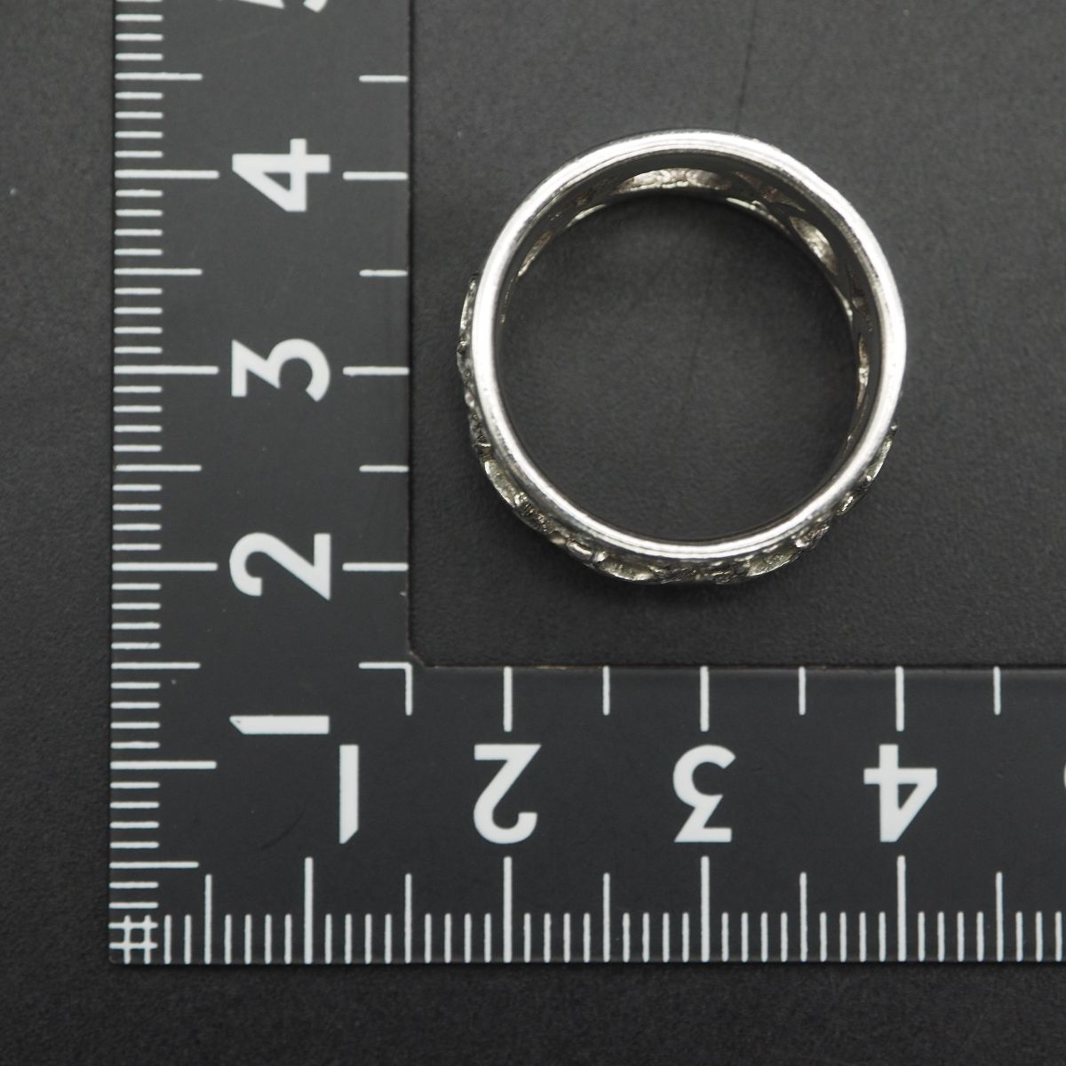 M620 ヴィンテージ 925刻印 リング デザイン シルバー 指輪 16号_画像10