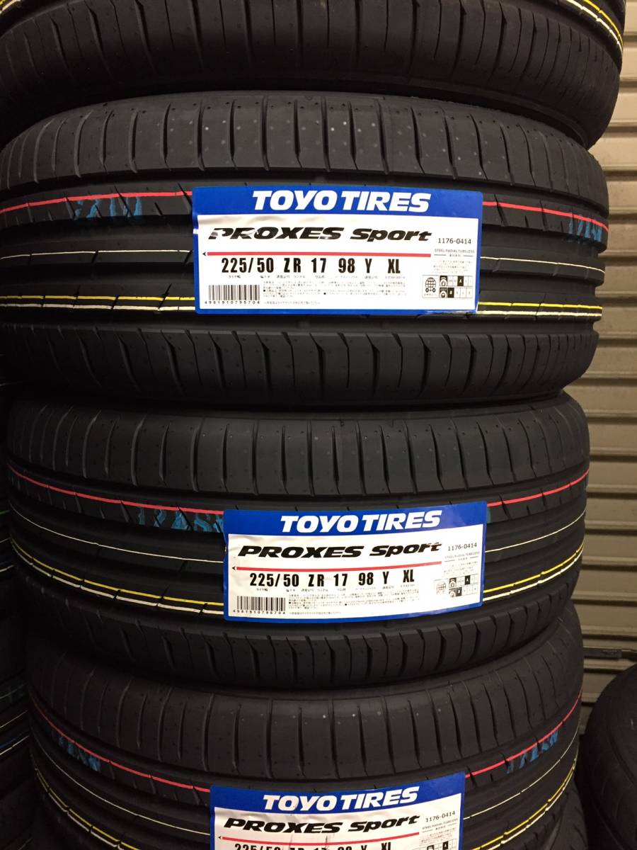 ★【225/50R17】【2024年製】ＴＯＹＯ トーヨー プロクセススポーツ PROXES ＳＰＯＲＴ 225/50-17 4本価格 4本送料税込み￥52000～夏用_画像1