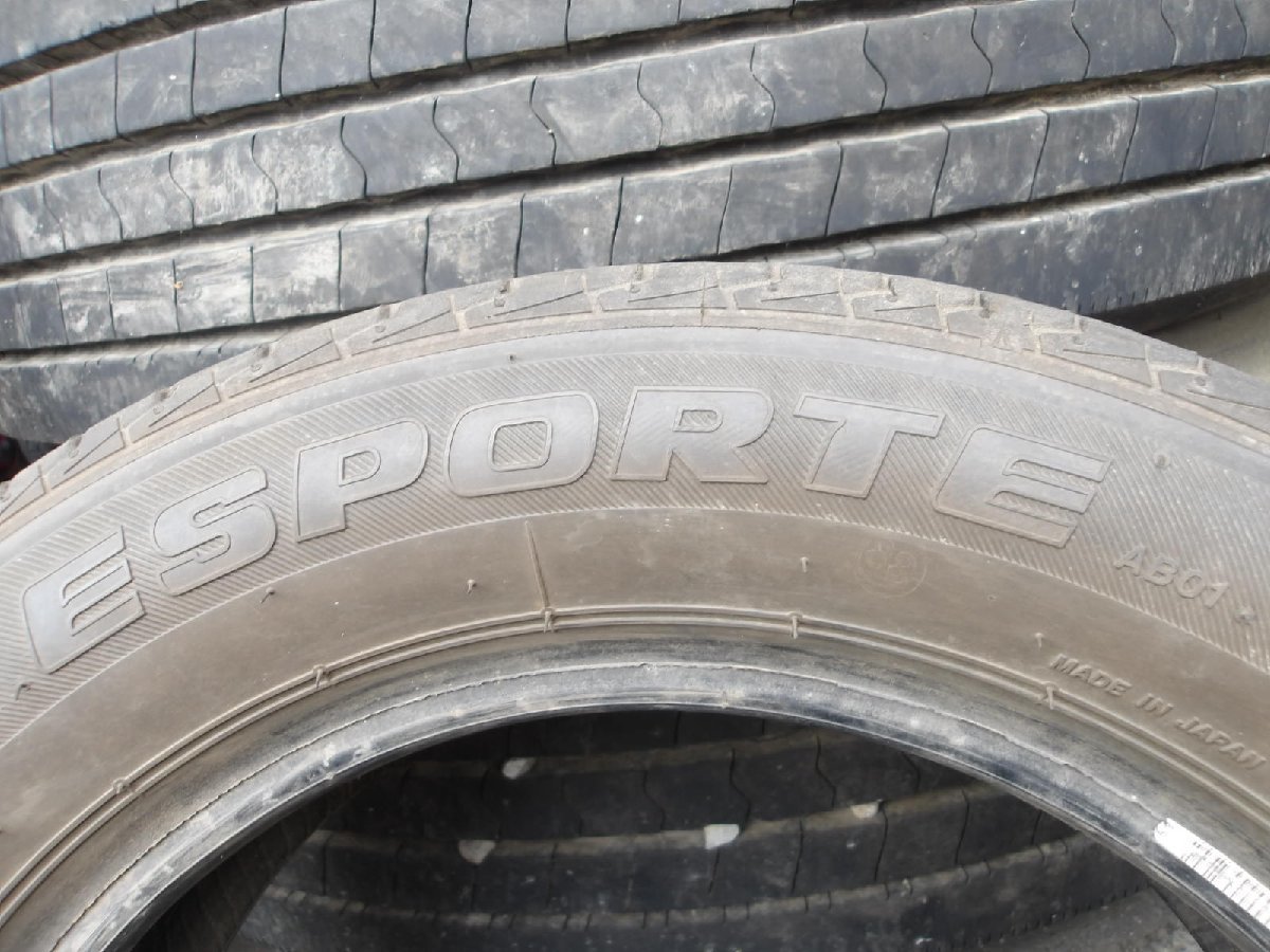 J967 送料無料 155/65R13 夏2本セット サマータイヤ 155/65-13 155-65-13 オートバックス ESPORTE AB01 ライフ AZワゴン プレオ アルト_画像5