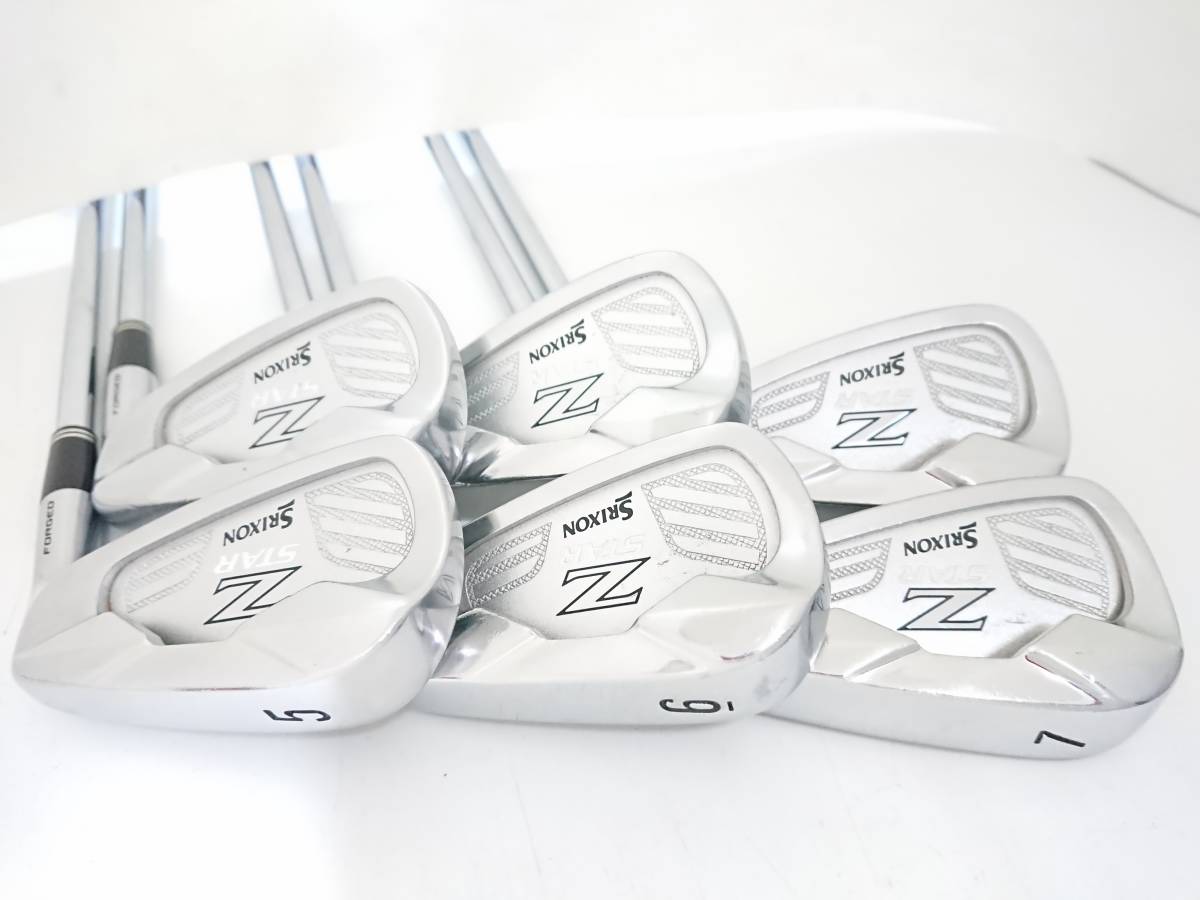 日本未発売・希少名器 !!!◆◆ スリクソン SRIXON Z-STAR FORGED ◆◆激レア６本組!!!_画像1