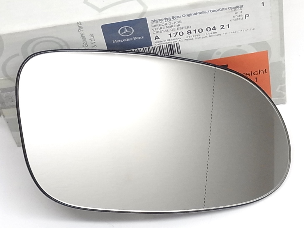 * stock disposal Benz original door mirror lens right side R170 SLK W208 CLK W168 A Class 1708100421