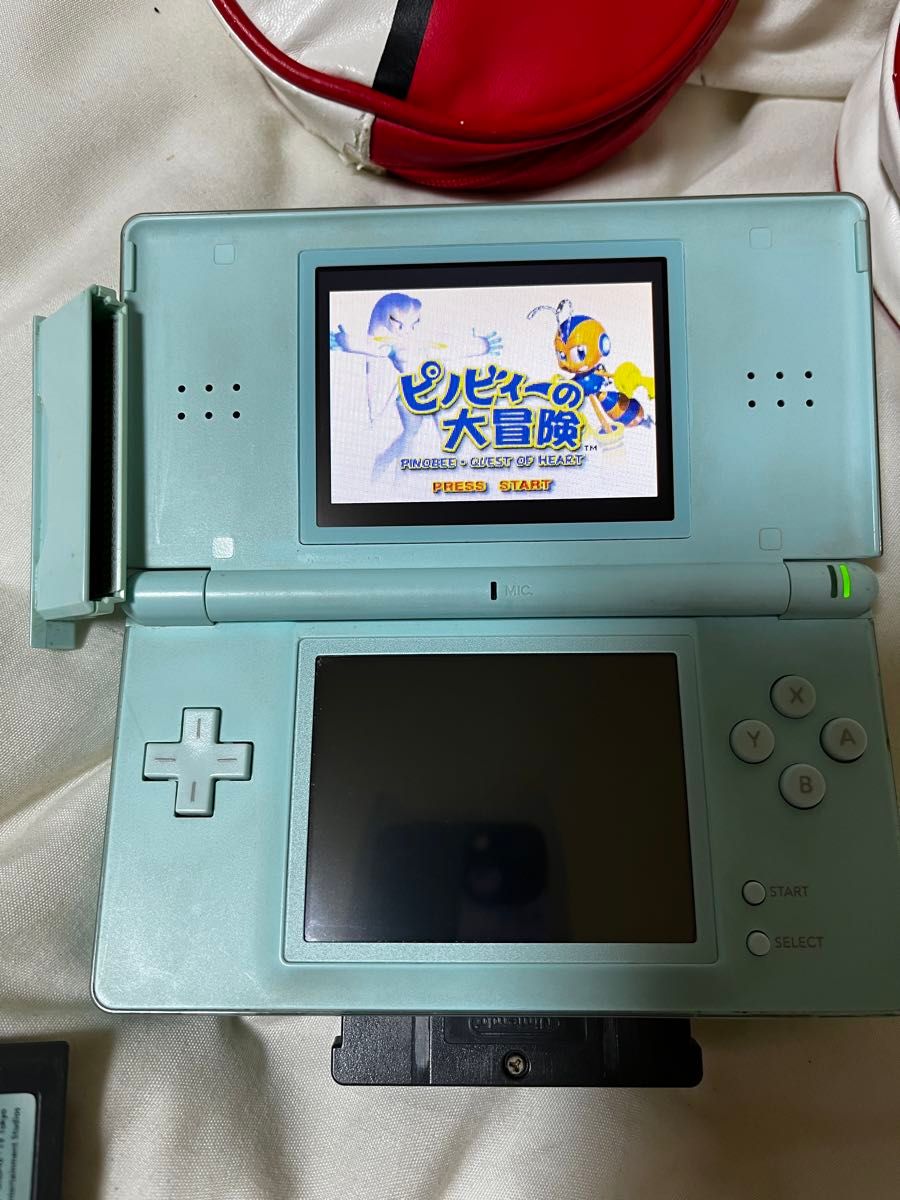 Nintendo DS Lite(DSライト)本体のみとソフト2本おまけ アイス