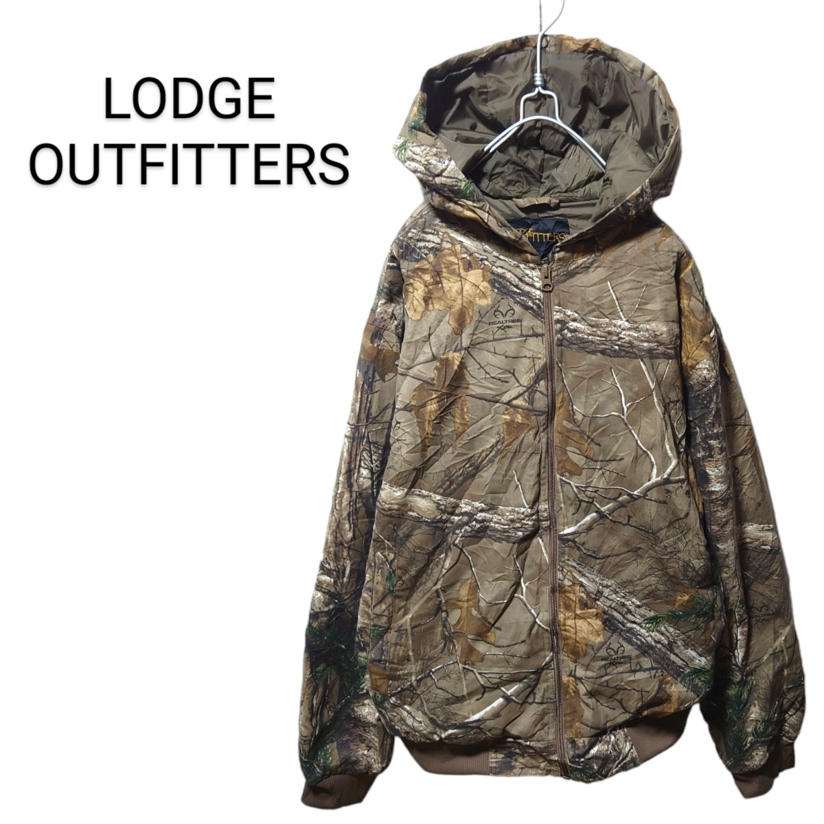 【LODGE OUTFITTERS】リアルツリーカモ 中綿入りブルゾンS-356