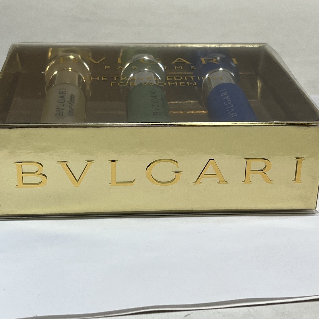 未開封 BVLGARI ブルガリ トラベルエディション ミニ香水 10ml 3点セット D0206-2_画像8