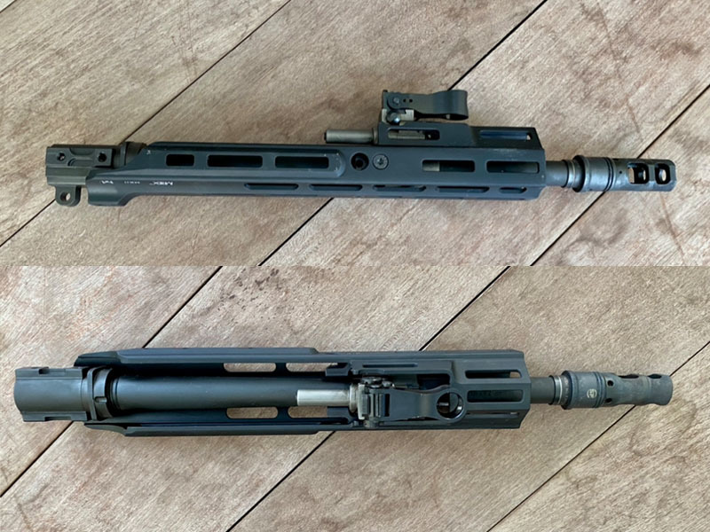 PTS kinetic SCAR MREX M-LOK Mk2 4.25インチ エクステンションレール レイル DE 3インチアウターバレルエクステンションピース付き_※実銃参考例