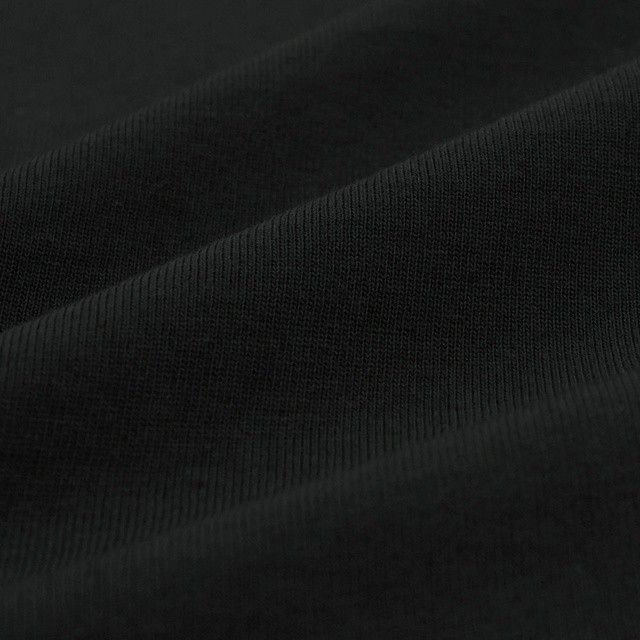 GUグラフィックロングスリーブT(長袖)　XSサイズ　ブラック　黒　綿100%