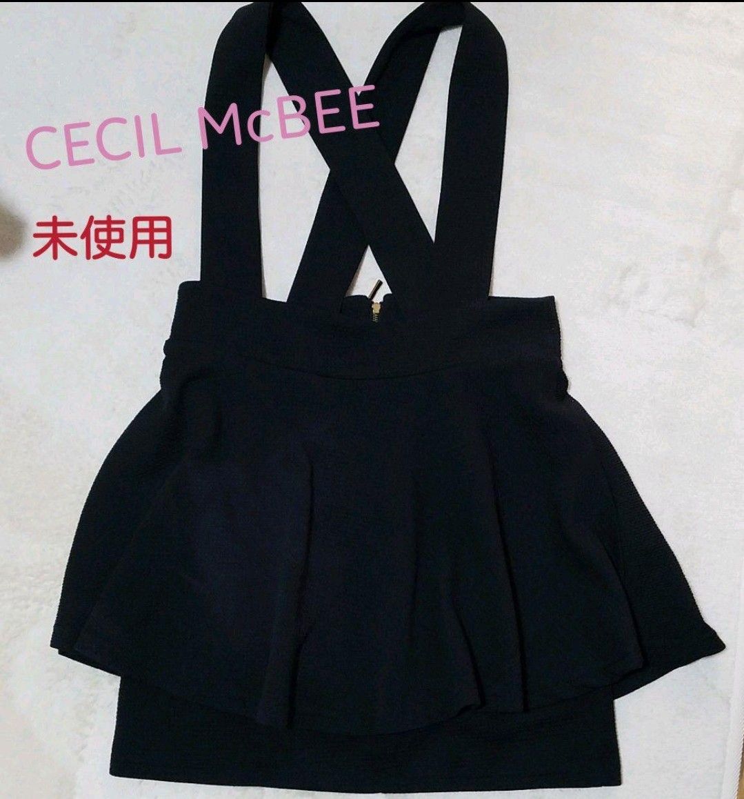 セシル CECIL McBEE サロペット ミニスカ 未使用