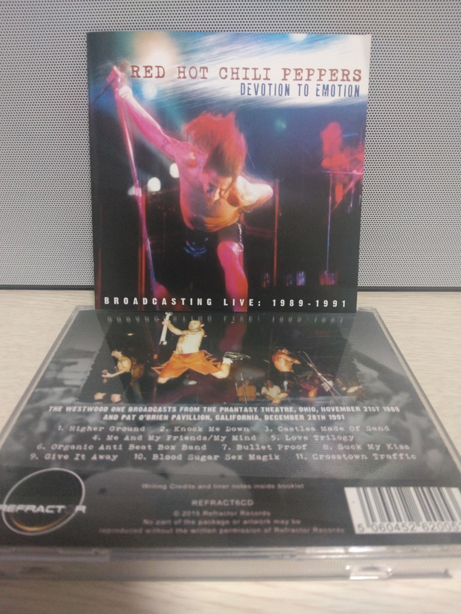 ☆RED HOT CHILL PEPPERS☆DEVOTION TO EMOTION【貴重ライヴ盤】レッチリ BROADCASTING LIVE:1989-1991 CD_画像1