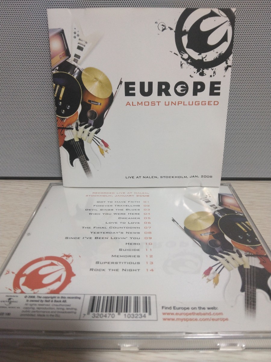 ☆EUROPE☆ALMOST UNPLUGED【必聴盤】ヨーロッパ アンプラグド CD_画像1