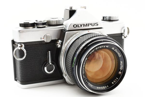 [良品] オリンパス OLYMPUS OM-1 一眼レフ 35mm フィルムカメラ + G.ZUIKO AUTO-S 50mm f/1.4 2066587_画像3