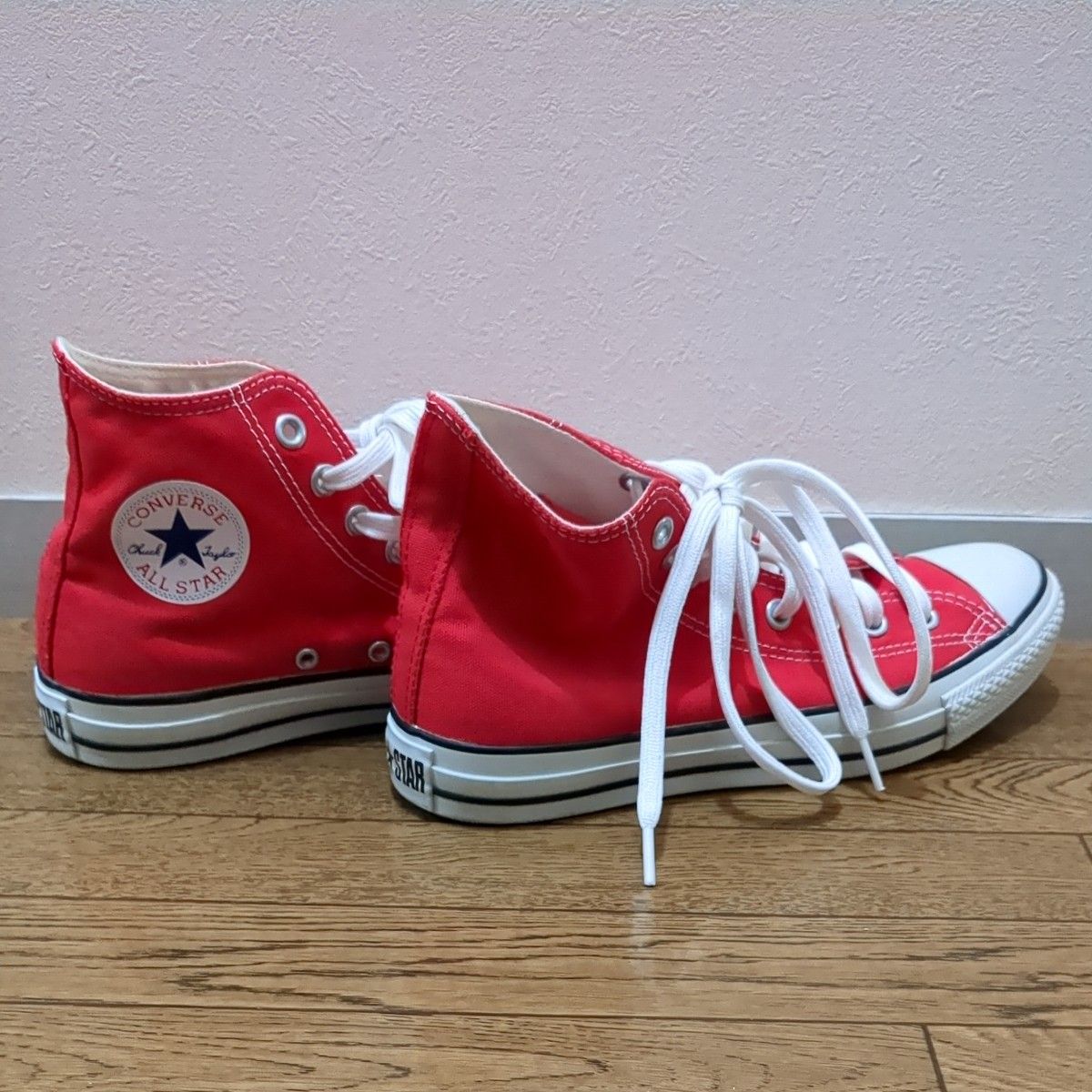 コンバース　CONVERSE　ハイカット　赤　26cm