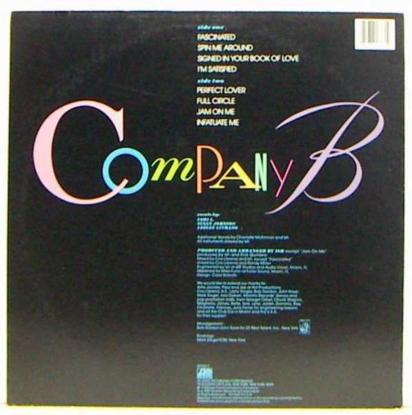 LP,COMPANY B Same　輸入盤_画像2