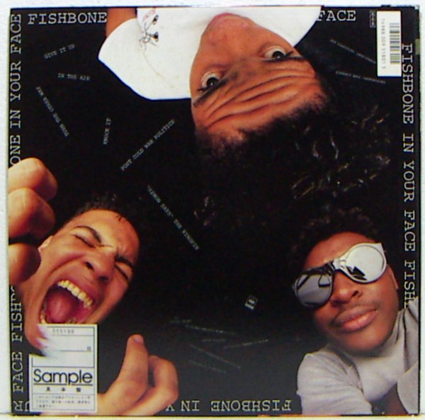 LP,フィッシュボーン　FISHBONE　インユアフェイス　見本盤_画像2