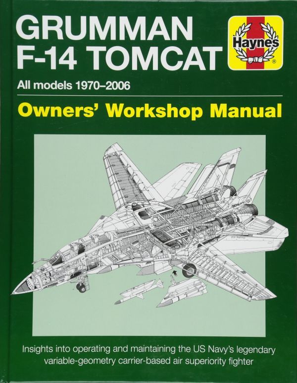 ★新品★送料無料★グラマン トムキャット Grumman F-14 Tomcat 1970-2006★ヘインズ解説マニュアル★トップガン★_画像1