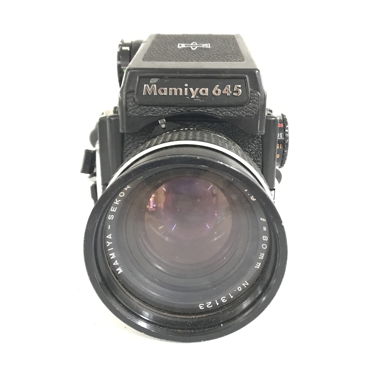【IT8D2LBP8T4K】マミヤ MAMIYA M645 1000S フィルムカメラ MAMIYA-SEKOR レンズ80mm 1:1.9