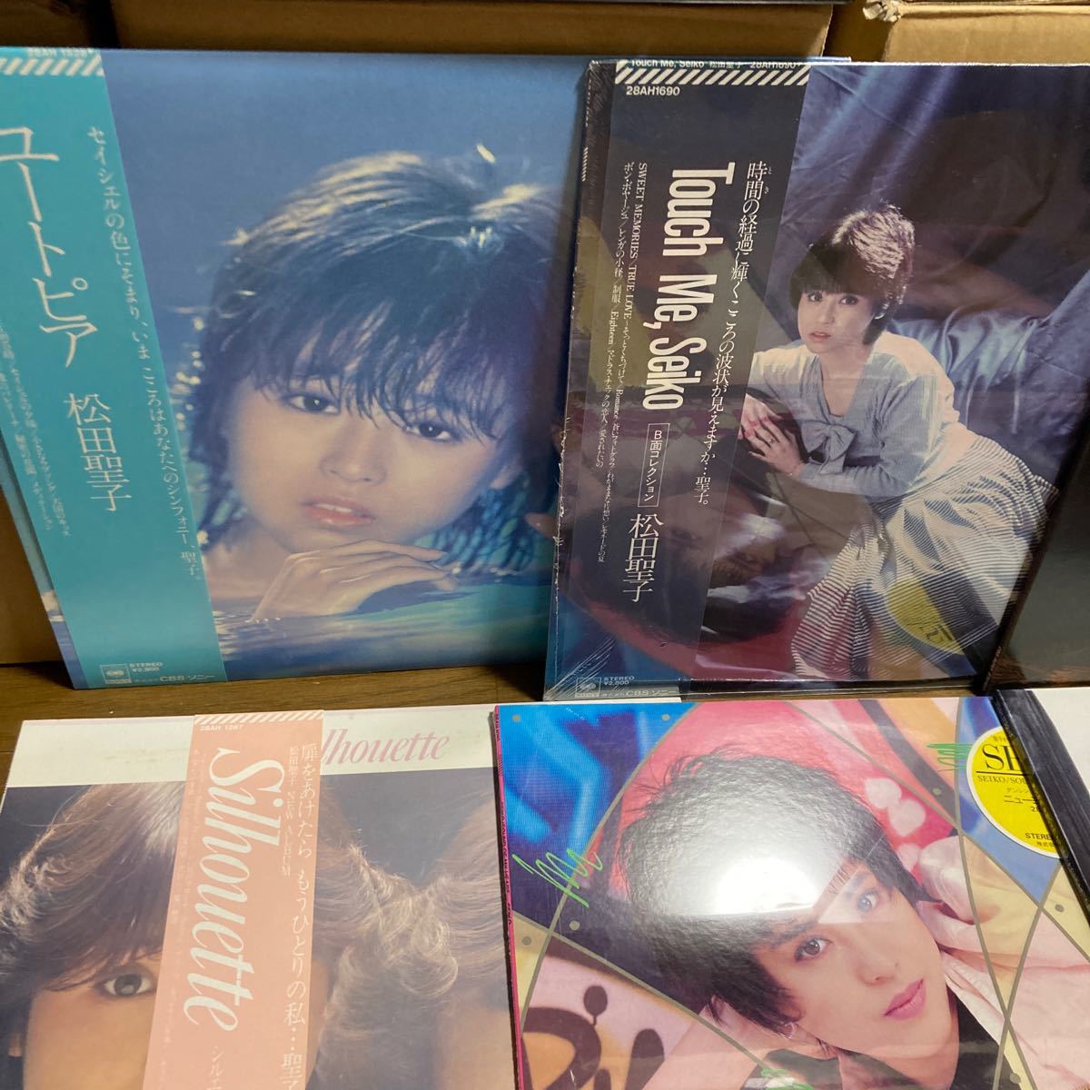 松田聖子 LP レコード 9枚セット アイドル 邦楽ポップス シティポップ Canary/Candy/ユートピア/夏服のイブなど_画像2