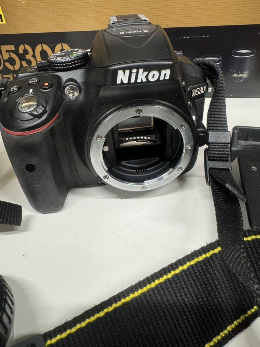 Nikon ニコン VR デジタル一眼レフカメラ D5300 ダブルズームキット2 超美品_画像6