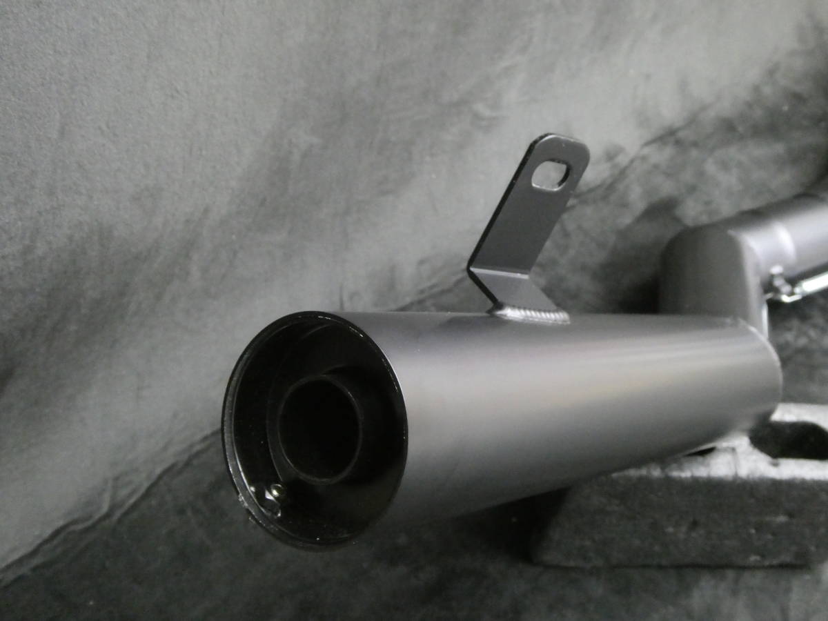 【送料無料】『ヨシケン』ゼファー１１００ 黒アルミ７０Π ショート管 / ZR1100 RSマフラー 集合管 手曲げタイプの画像5