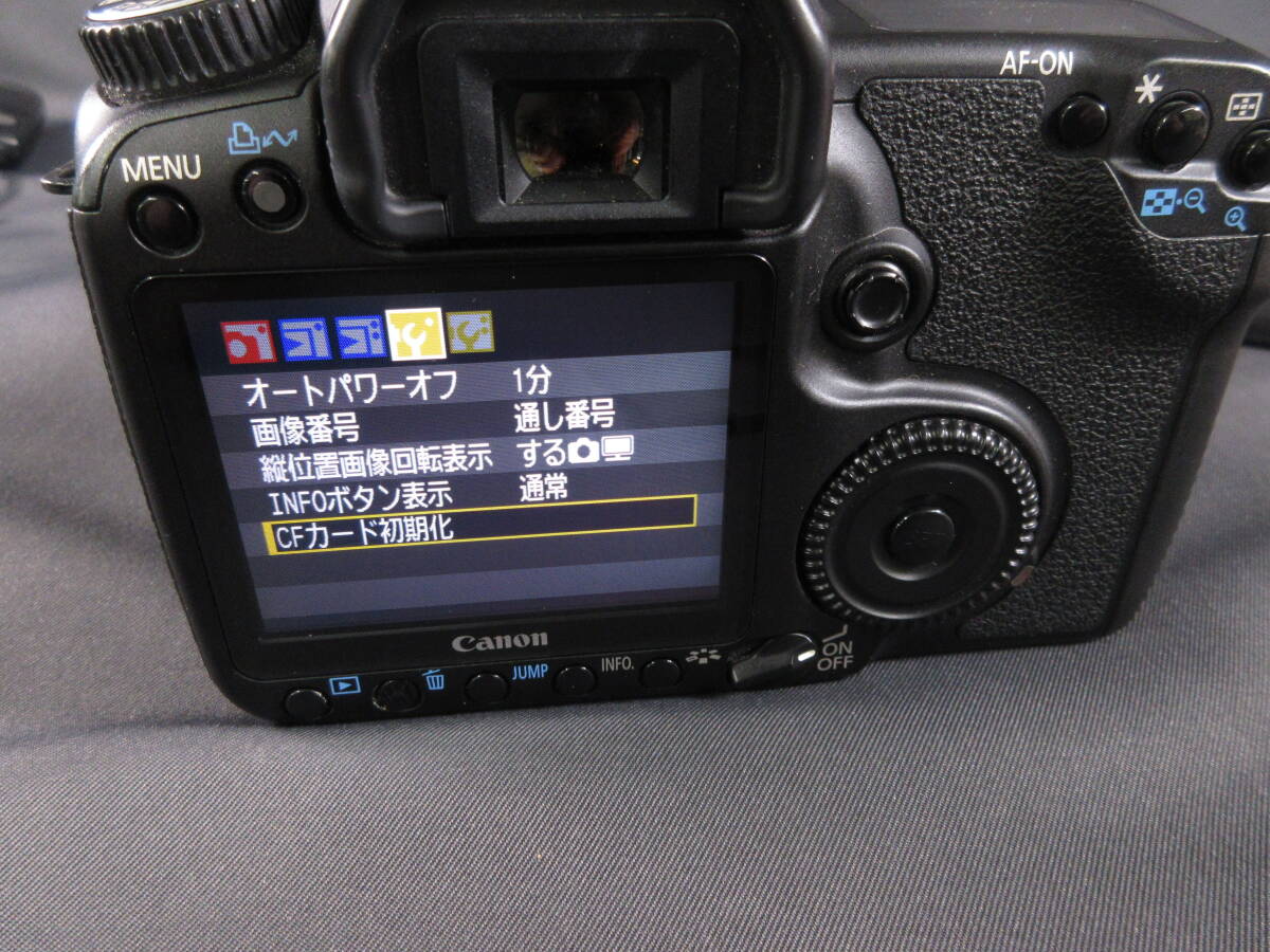 38/Э214★【ジャンク品】Canon［キヤノン］EOS 40D レンズキット＆リモートスイッチ RS-80N3 セット_画像8