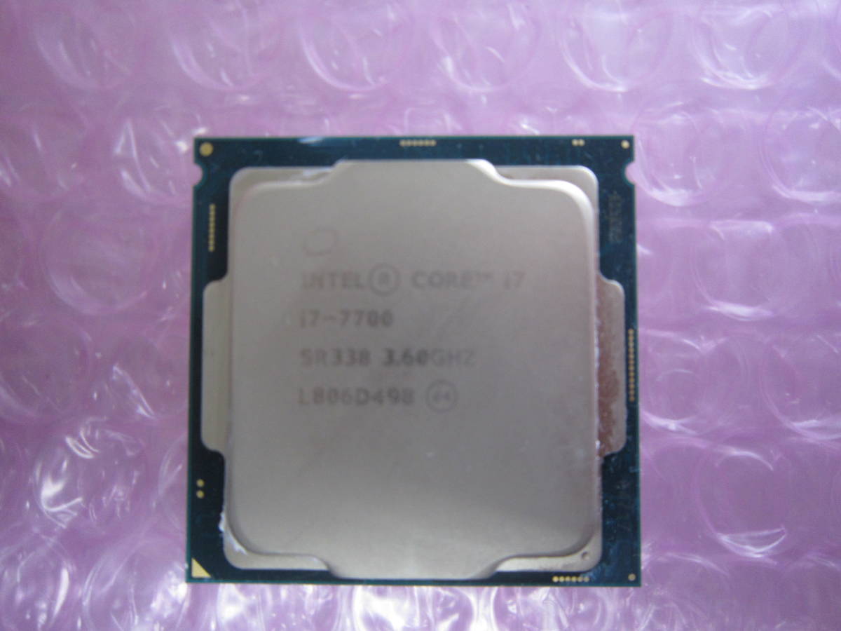 307☆CPU Intel Core i7 7700 3.60GHz SR338 動作品－日本代購代Bid第