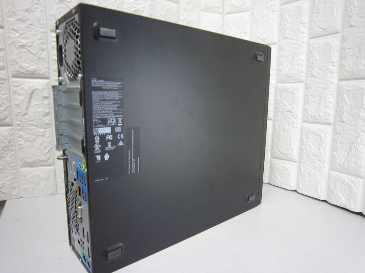 411★HP Z240 SFF WorkStation　Xeon E3-1225　V5　HDD/無　メモリ/8GB 　BIOS確認_画像5