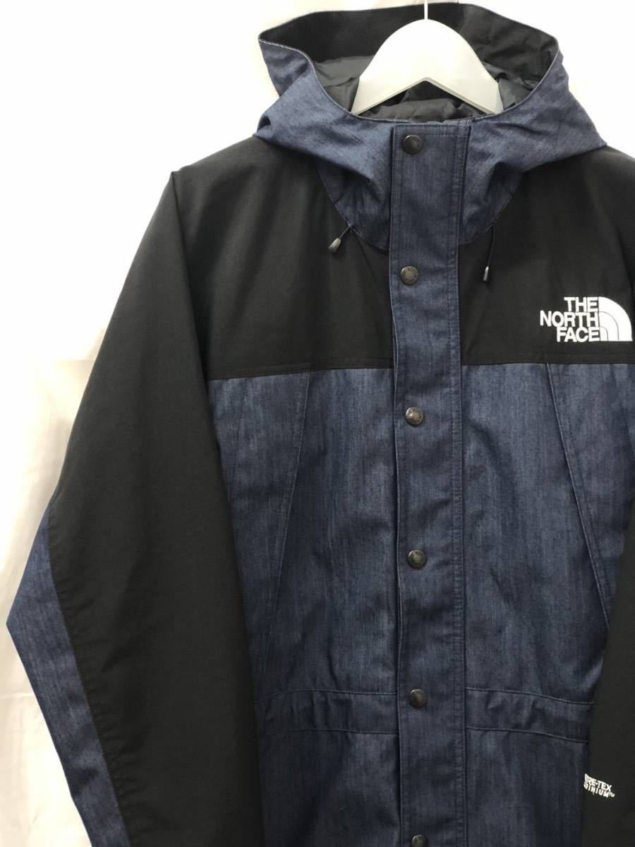 美品 THE NORTH FACE ノースフェイス Mountain Light Denim Jacket マウンテンライトデニムジャケット NP12032 A5000