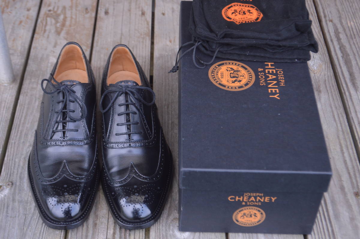 JOSEPH　CHEANEY＆SONS　ARTHUR3　8F　ブラック　チーニー　フルブローグ　アーサー_画像10