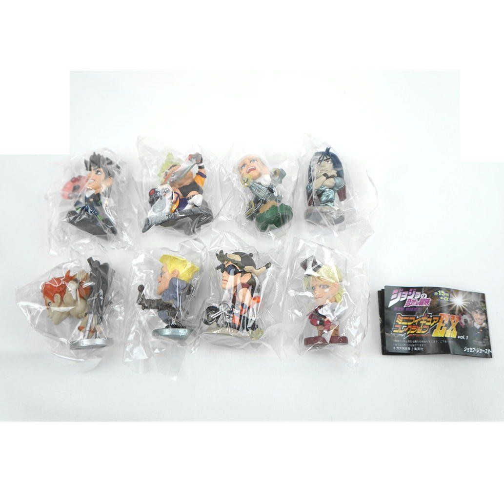 1円【一般中古】 ジョジョの奇妙な冒険 第2部 戦闘潮流/ミニフィギュアコレクションEX 15種+α コンプセット/67_画像2