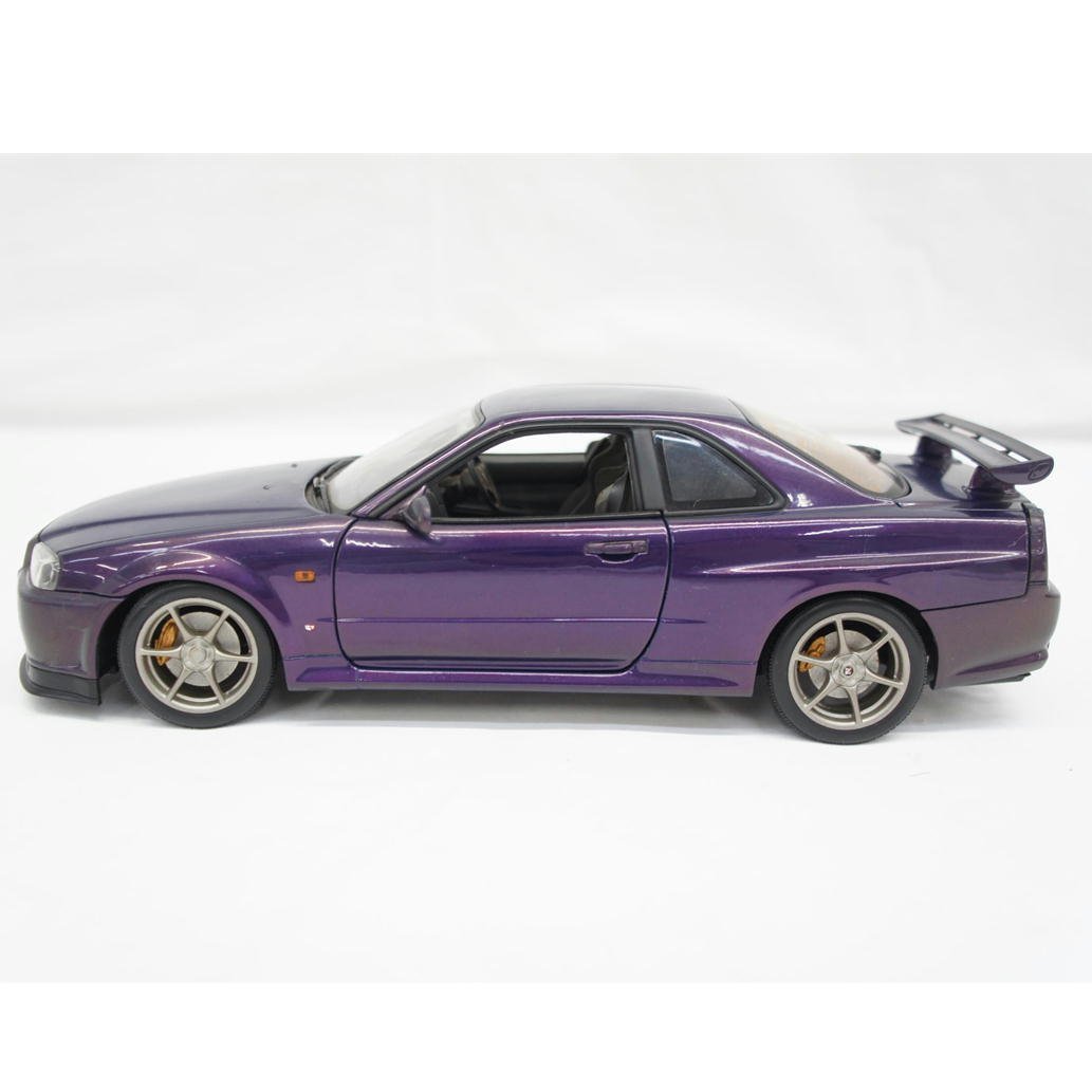 1円【一般中古】AUTOart オートアート/NISSAN 日産 SKYLINE スカイライン GT-R R34 1/18スケール/車模型/05_画像3