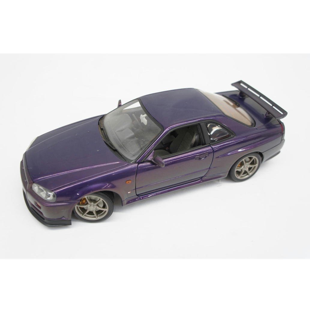 1円【一般中古】AUTOart オートアート/NISSAN 日産 SKYLINE スカイライン GT-R R34 1/18スケール/車模型/05_画像1