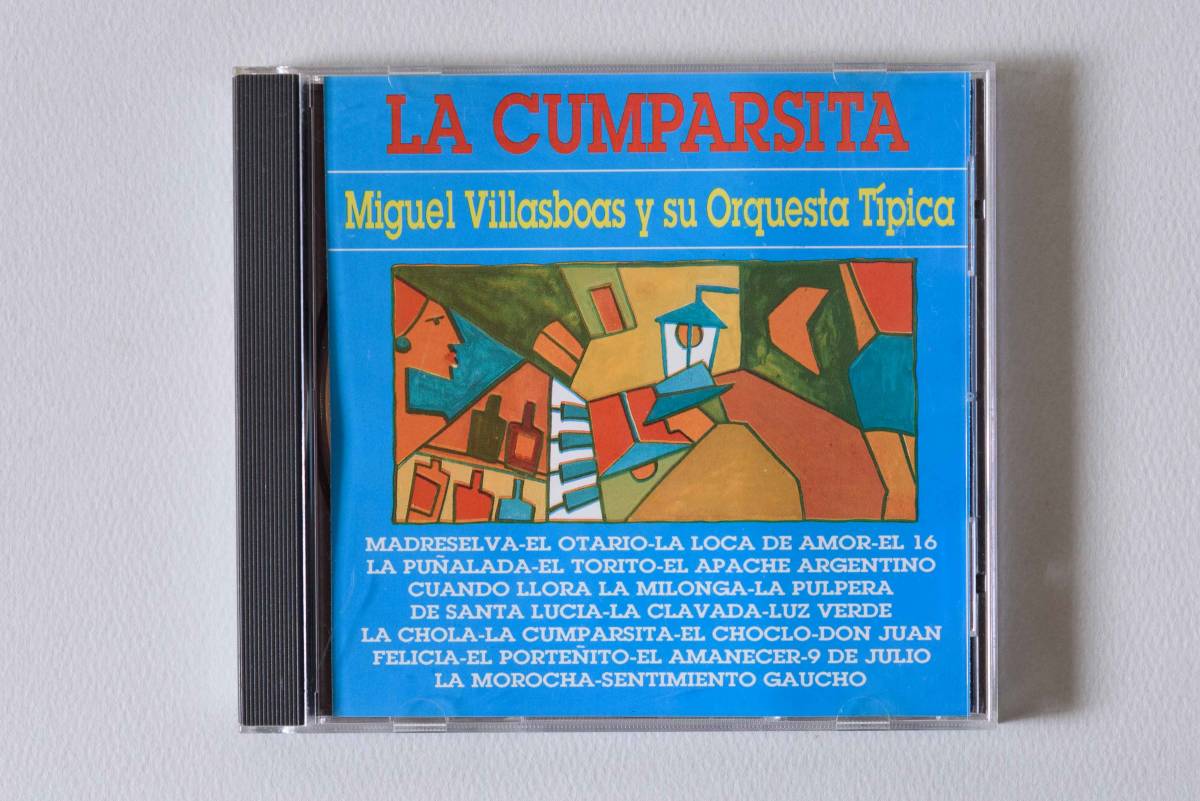 "LA CUMPALSITA" MIGUEL VILLASBOAS y su Orquesta Tipica ミゲル・ビジャスボアス楽団　タンゴ TANGO 輸入盤_画像1