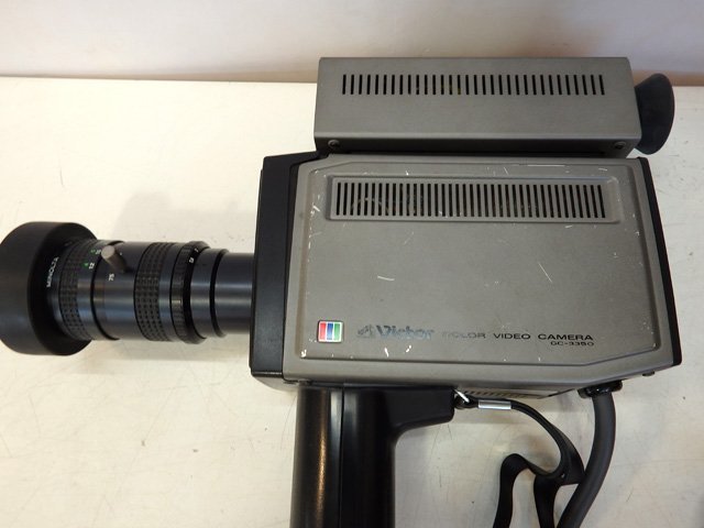 動作未確認 ビクター GC-3350 VHS カラービデオカメラ/CC-3350 カメラコントロールユニットの画像3
