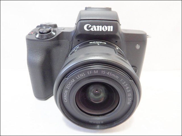 美品 Canon/キャノン◆ミラーレス/EOS Kiss M2◆EF-M15-45mm EF-M55-200mm 4K対応 Wi-Fi Bluetooth ダブルズームキット エントリークラス_画像2