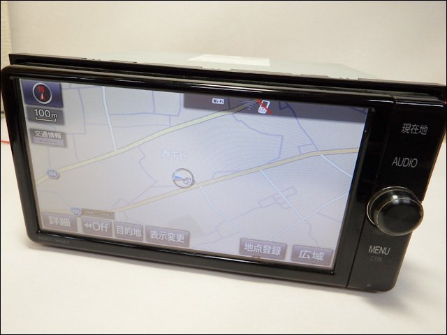 動作品 TOYOTA/トヨタ◆トヨタディーラーオプションナビ/NSZT-W66T◆カーナビ フルセグ Bluetooth対応 地図データ 2017年秋版_画像1