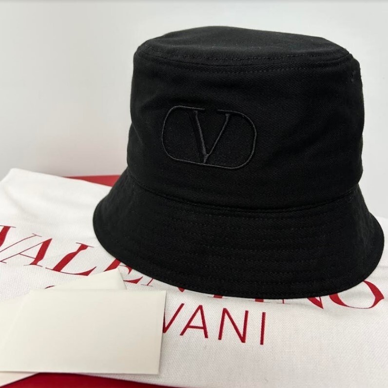 Valentino Garavani バケットハット ブラック 59サイズ【新品・未使用】