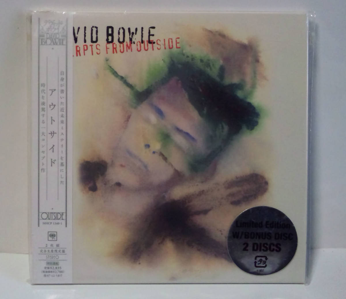 [2007年再発盤(1995年作品)/2CD/紙ジャケット] デヴィッド・ボウイ / アウトサイド ●David Bowie Outside Paper Sleeve CD_画像1