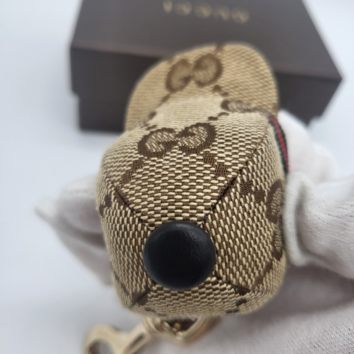 箱付き 未使用に近い GUCCI グッチ キーリング キーホルダー GG 箱付き 未使用に近い GUCCI グッチ キーリング キーホルダー GG